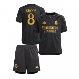 Camiseta Kroos 8 Real Madrid 3ª Equipación 2023/2024 Niño Kit