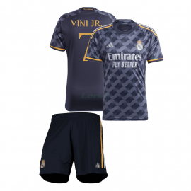 Camiseta Vini Jr. 7 Real Madrid 2ª Equipación 2023/2024 Niño Kit