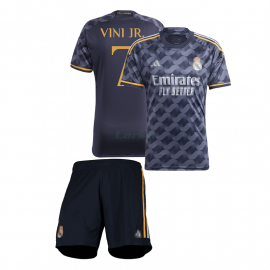 1 : 1 Tailandia Calidad 2023 2024 Real madrid Tercera Camiseta Negro  BELLINGHAM VINI JR . RODRYGO Personalización Personalizar Nombre Número  Camisetas De Fútbol