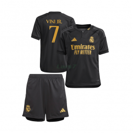 Camiseta Vini Jr. 7 Real Madrid 3ª Equipación 2023/2024 Niño Kit