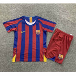 Camiseta Barcelona 1ª Equipación Retro 05/06 Niño Kit