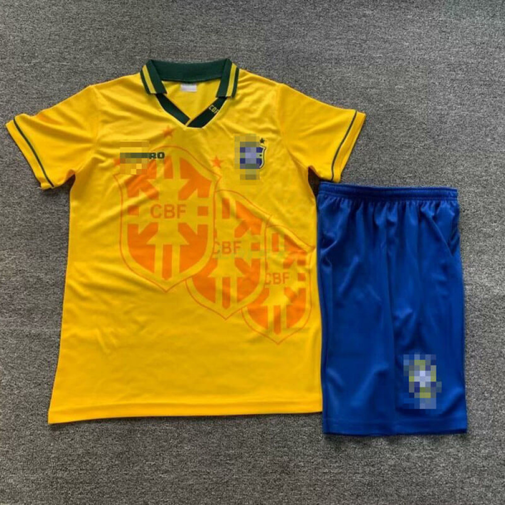 Camiseta Brasil 1ª Equipación Retro 1994 Niño Kit