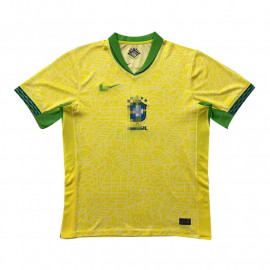 Camiseta Brasil 2024 Amarillo