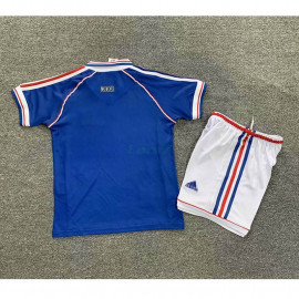 Camiseta Francia 1ª Equipación Retro 1998 Niño Kit