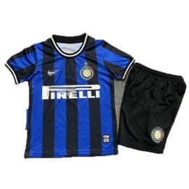 Camiseta Inter de Milan 1ª Equipación Retro 09/10 Niño Kit
