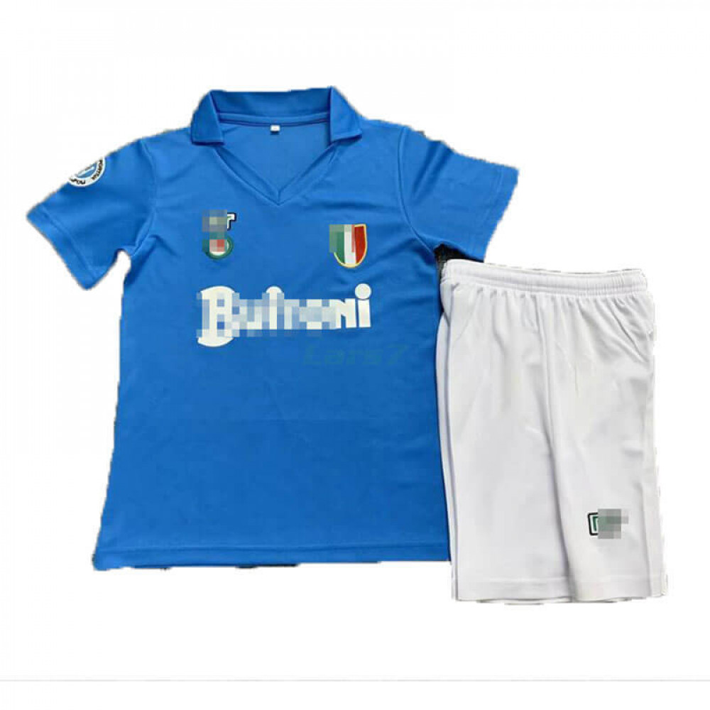 Camiseta Napoli 1ª Equipación Retro 87/88 Niño Kit