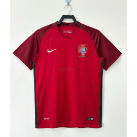 Camiseta Portugal 1ª Equipación Retro 2016