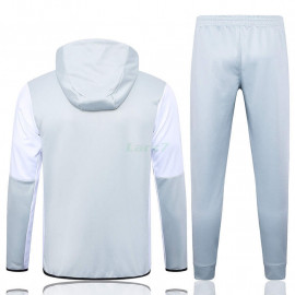 Chaqueta Al-Nassr FC 2023/2024 Con Capucha Blanco/Gris