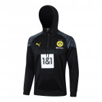 Sudadera de Entrenamiento Borussia Dortmund 2023/2024 Con Capucha Negro