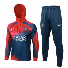 Sudadera de Entrenamiento PSG 2023/2024 Con Capucha Rojo/Azul