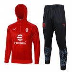 Sudadera De Entrenamiento AC Milan 2023/2024 Con Capucha Kit Rojo