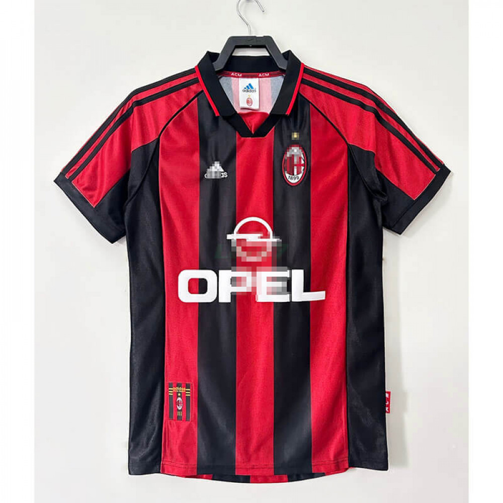 Camiseta AC Milan 1ª Equipación Retro 1999/2000