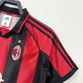 Camiseta AC Milan 1ª Equipación Retro 1999/2000