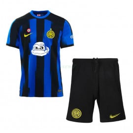 Camiseta Inter de Milán 1ª Equipación 2023/2024 Tartarughe Ninja Niño Kit