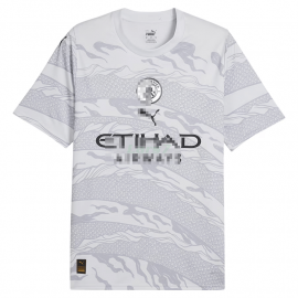 Camiseta Manchester City 2024/2025 Año Nuevo Chino Gris