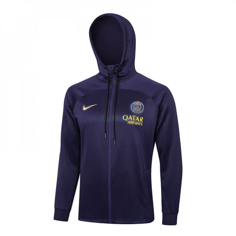 Chaqueta PSG 2024/2025 Con Capucha Morado Oscuro