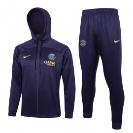 Chaqueta PSG 2024/2025 Con Capucha Morado Oscuro