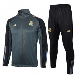 Chaqueta Real Madrid 2024/2025 Verde Oscuro/Negro