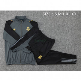 Chandal Real Madrid 2024/2025 Verde Oscuro/Negro