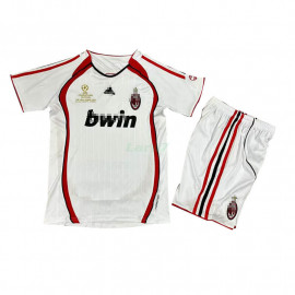 Camiseta AC Milan 2ª Equipación Retro 06/07 Niño Kit