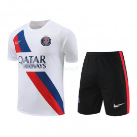 Camiseta de Entrenamiento PSG 2024/2025 Blanco/Rojo/Azul