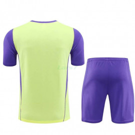 Camiseta de Entrenamiento Real Madrid 2024/2025 Kit Amarillo Claro/Morado