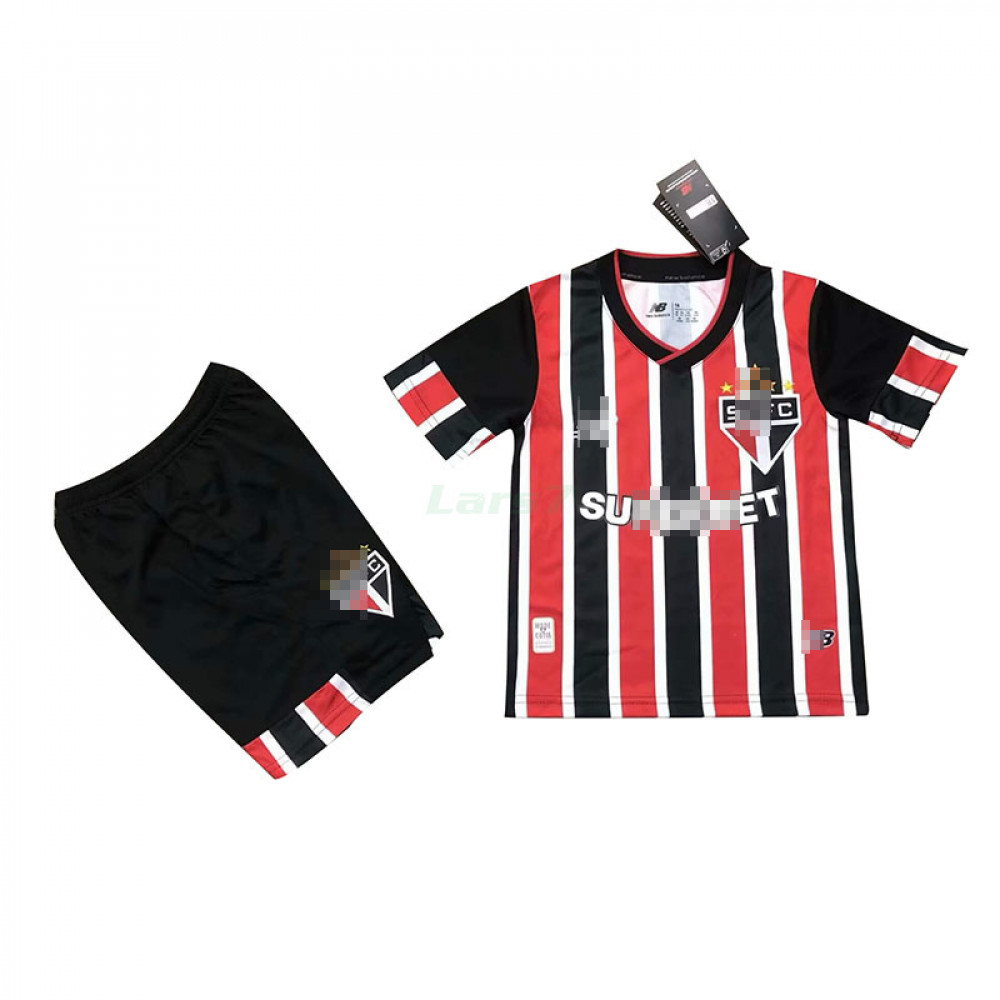 Camiseta São Paulo 2ª Equipación 2024/2025 Niño Kit