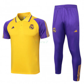 Polo Real Madrid 2024/2025 Amarillo/Morado