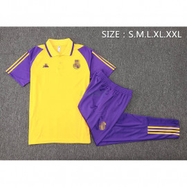 Polo Real Madrid 2024/2025 Amarillo/Morado