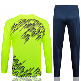 Sudadera de Entrenamiento Barcelona 2024/2025 Kit Verde Fluorescente