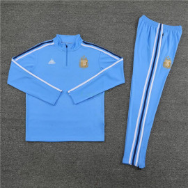 Sudadera de Entrenamiento Argentina 2024 Kit Azul Claro