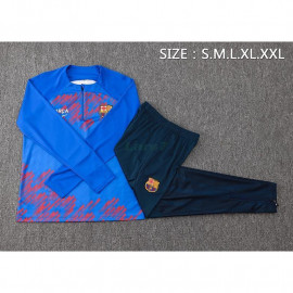 Sudadera de Entrenamiento Barcelona 2024/2025 Kit Azul Real