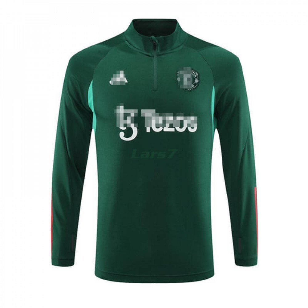 Sudadera de Entrenamiento Manchester United 2024/2025 Verde Oscuro