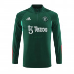 Sudadera de Entrenamiento Manchester United 2024/2025 Verde Oscuro