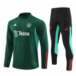 Sudadera de Entrenamiento Manchester United 2024/2025 Kit Verde Oscuro