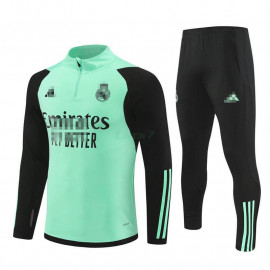 Sudadera de Entrenamiento Real Madrid 2024/2025 Verde/Negro