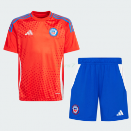 Camiseta Chile 1ª Equipación 2024 Niño Kit