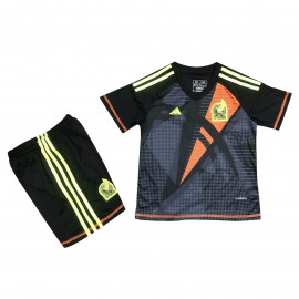 Camiseta De Portero México 2024 Niño Kit Negro