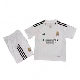 Camiseta Real Madrid 2024/2025 Blanco/Negro Niño Kit