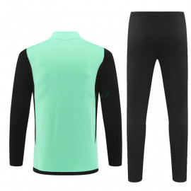 Sudadera de Entrenamiento Real Madrid 2024/2025 Niño Kit Verde/Negro
