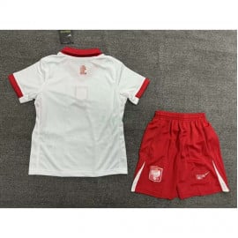 Camiseta Polonia 1ª Equipación 2024 Niño Kit