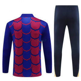 Sudadera de Entrenamiento Barcelona 2024/2025 Rojo/Azul