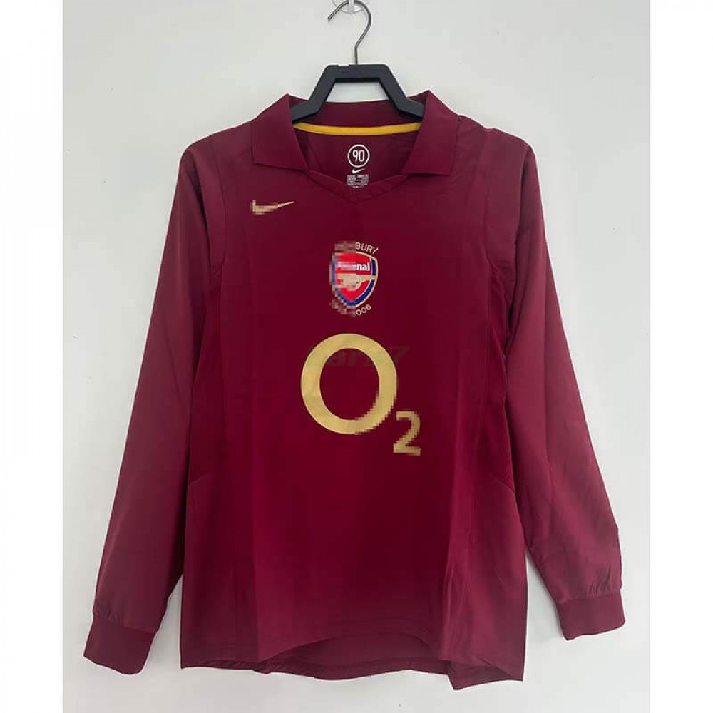 Camiseta Arsenal 1ª Equipación Retro 2005/06 ML