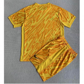 Camiseta De Portero Francia 2024 Niño Kit Amarillo