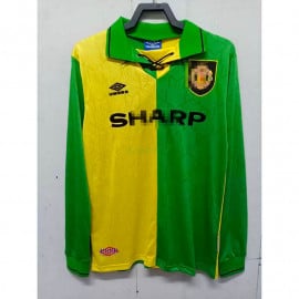 Camiseta Manchester United 3ª Equipación Retro 1992/94 ML