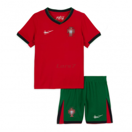 Camiseta Portugal 1ª Equipación 2024 Niño Kit
