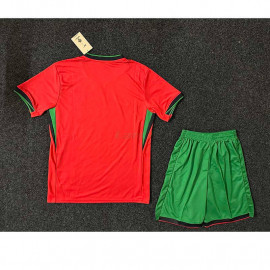 Camiseta Portugal 1ª Equipación 2024 Niño Kit