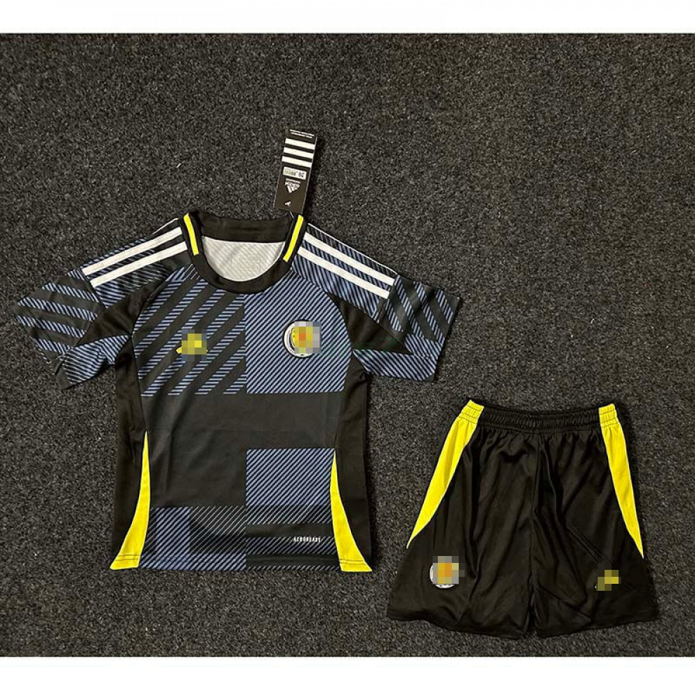 Camiseta Escocia 1ª Equipación 2024 Niño Kit