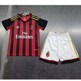 Camiseta AC Milan 1ª Equipación Retro 13/14 Niño Kit