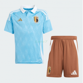 Camiseta Bélgica 2ª Equipación 2024 Niño Kit